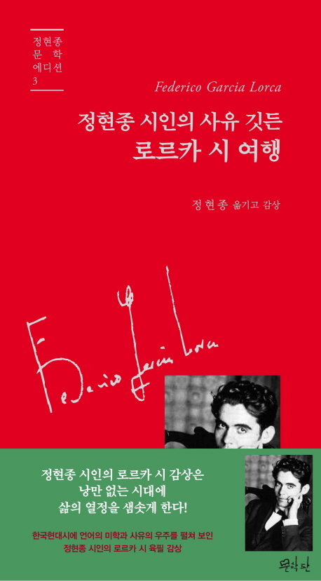 정현종 시인의 사유 깃든 로르카 시 여행- 북채널