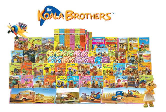코알라 브라더스 The Koala Brothers (책35권 + DVD 6장, 오디오CD 12장) - 영어 스토리북