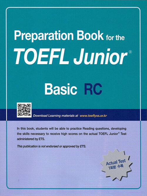 Preparation Book for the TOEFL Junior Test RC Basic