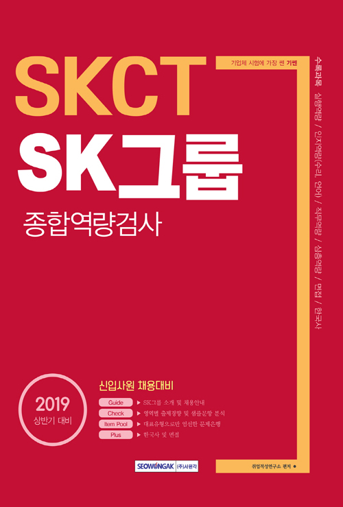 2019 상반기 기쎈 SKCT SK그룹 종합역량검사