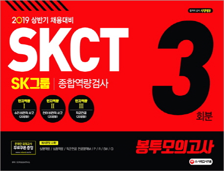 2019 SKCT SK그룹 종합역량검사 봉투모의고사 3회분