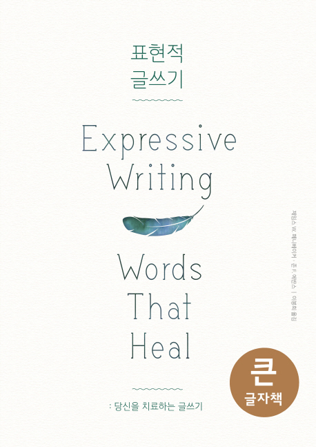 표현적 글쓰기 (큰글자책)