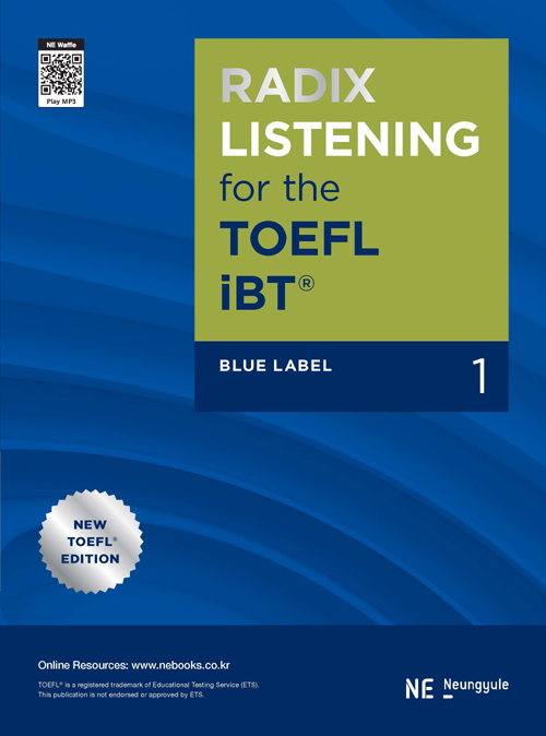 Radix Listening for The TOEFL iBT Blue Label 1