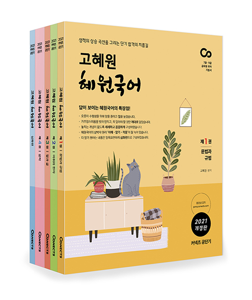 2021 고혜원 혜원국어 세트 (전4권)